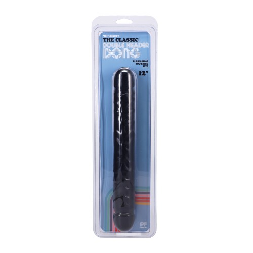 12 Inch Jr. Double Header Dong Black for Double Penetration