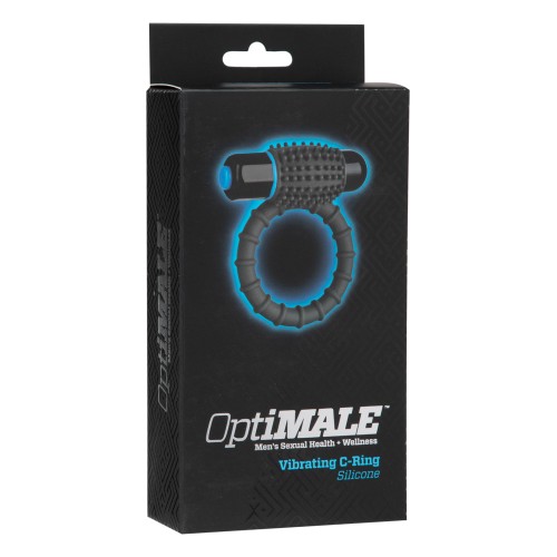 OptiMale Vibrating Cock Ring - Slate
