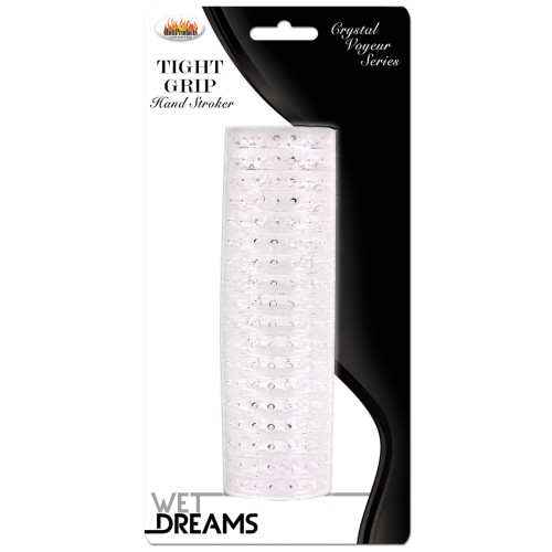 Wet Dreams Tight Grip Stroker Clear for Intimate Pleasure