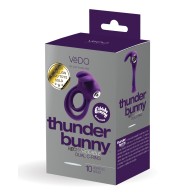 VeDO Thunder Bunny Rechargeable Dual Ring - Perfectly Purple - Intimate Fun