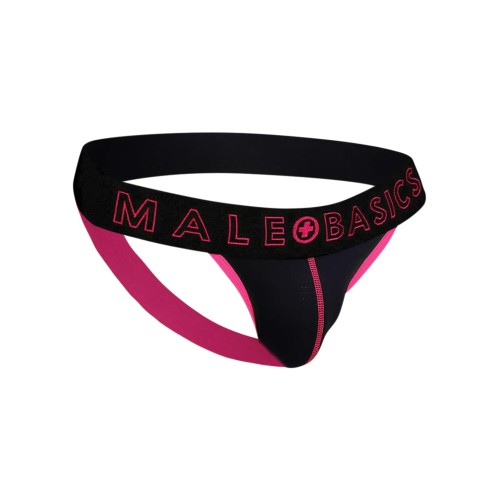 Male Basics Neon Jockstrap Coral Medium