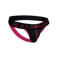 Male Basics Neon Jockstrap Coral Medium