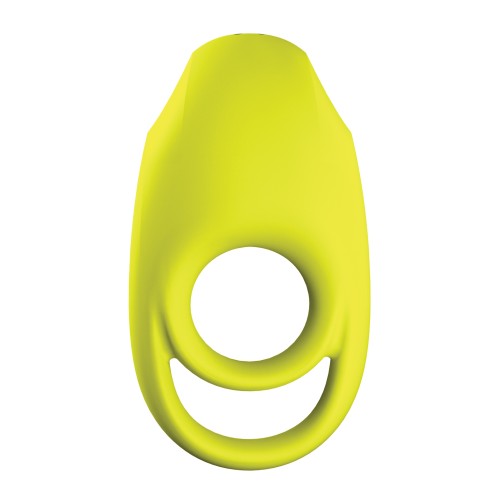Satisfyer Spectacular Duo Vibrating Ring - Lime Green