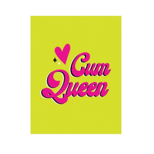 Bold Cum Queen Greeting Card for Empowered Expression