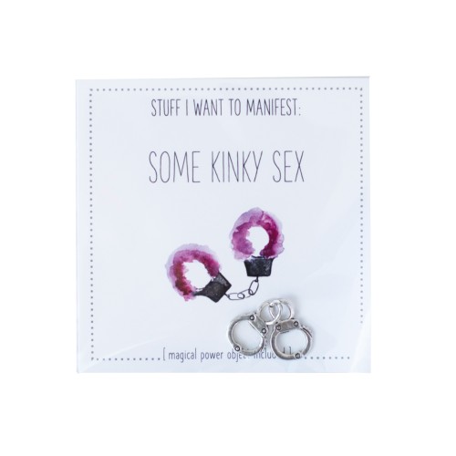 Kinky Sex Mini Card & Charm - Fun & Manifestation