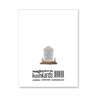 Halloween Dick Greeting Card with Sticker