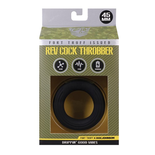 Fort Troff Cockring Rev Cock Throbber Vibrante Negro
