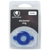 Spartacus Elastomer Cock Ring - Blue