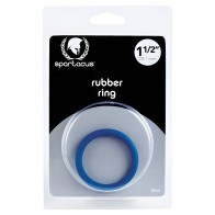 Spartacus 1.5" Rubber Cock Ring - Blue