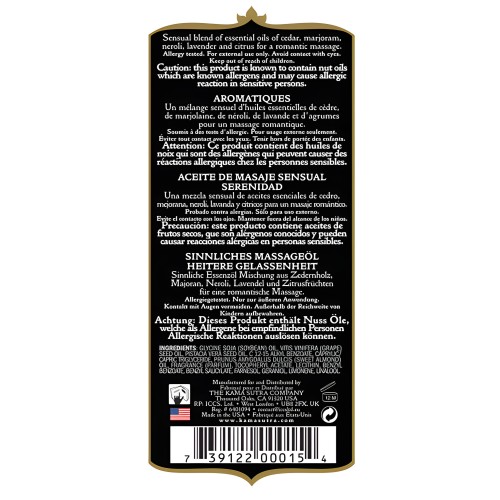 Kama Sutra Aromatic Oil Serenity - Relaxing Scent