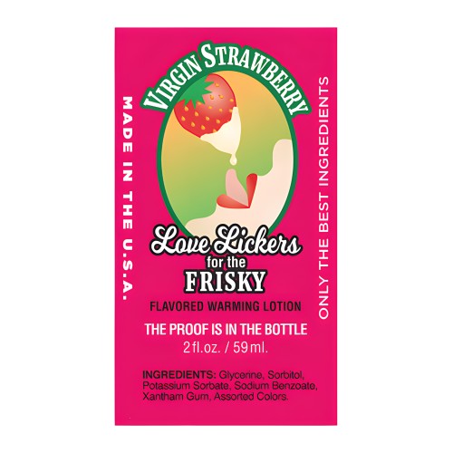 Love Lickers Edible Warming Oil - Strawberry
