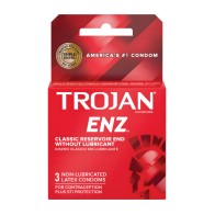 Trojan Enz Non-Lubricated - Box of 3