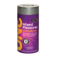 One Mixed Pleasures Condoms - Jar of 12