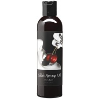 Earthly Body Edible Massage Oil - 8 oz Cherry