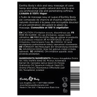 Earthly Body Edible Massage Oil - 8 oz Cherry