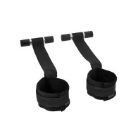 Esposas de Puerta Sportsheets - Negro