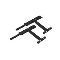 Esposas de Puerta Sportsheets - Negro