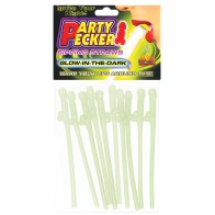 Party Pecker Sorbetes - Brillan en la Oscuridad Pack de 10
