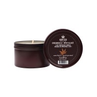 Earthly Body Suntouched Hemp Candle - 6 oz Round Tin Dreamsicle