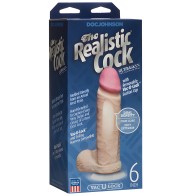 Realistic 6" ULTRASKYN Cock - White