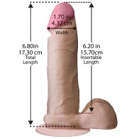 Pene Realista 6" ULTRASKYN - Blanco