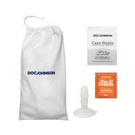 Pene Realista ULTRASKYN de 8" con Testículos - Blanco