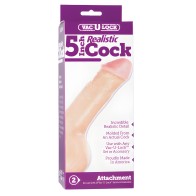 Vac-U-Lock 5" Realistic White