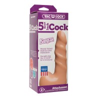 Pene Realista Raging Hard on Vac-U-Lock 5.5" Blanco