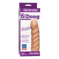 Vac-U-Lock 6" Raging Hard On Dong