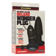 Deluxe Wonder Plug Plug Anal Inflatable Vibrante - Multi Velocidad
