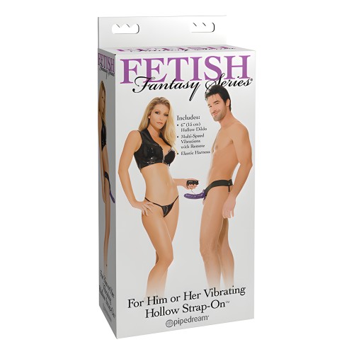 Fetish Fantasy Vibrating Strap-On - Purple