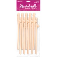 Bachelorette Party Dicky Sipping Straws