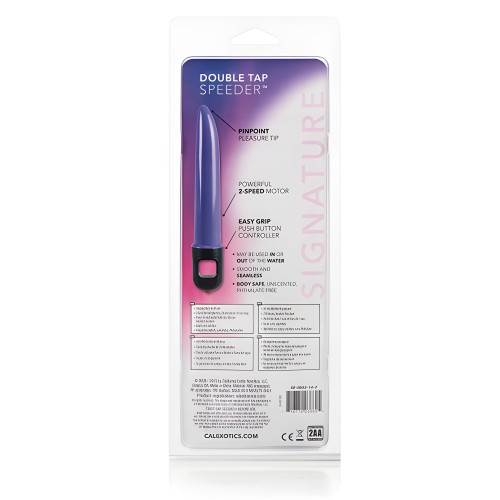 Vibrador Double Tap Speeder - Morado