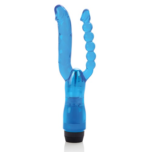 Crystalessence 5" Dual Penetrator - Azul