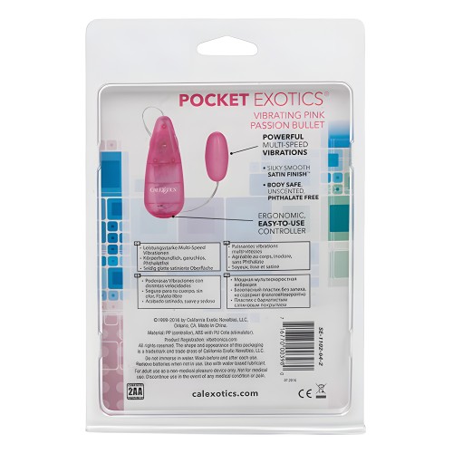 Pocket Exotics Bullet - Pasión Rosa