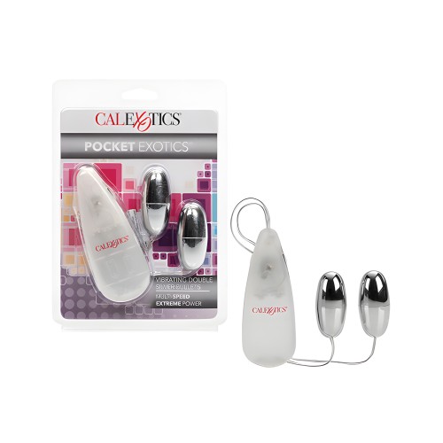 Pocket Exotics Doble Bala Plateada