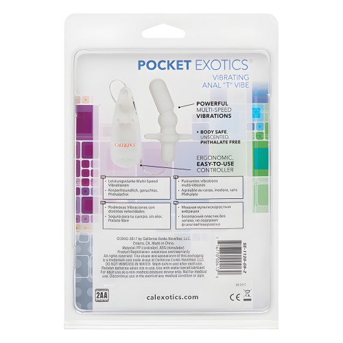 Pocket Exotics Anal T Vibe - Marfil