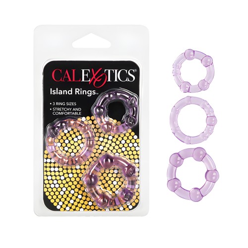 Silicone Island Rings - Purple