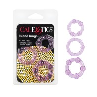 Silicone Island Rings - Purple