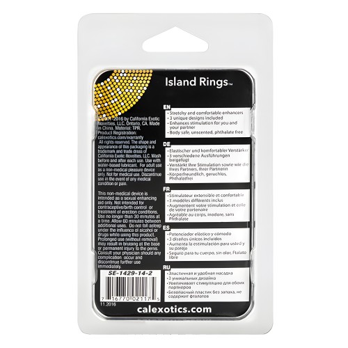 Silicone Island Rings - Purple