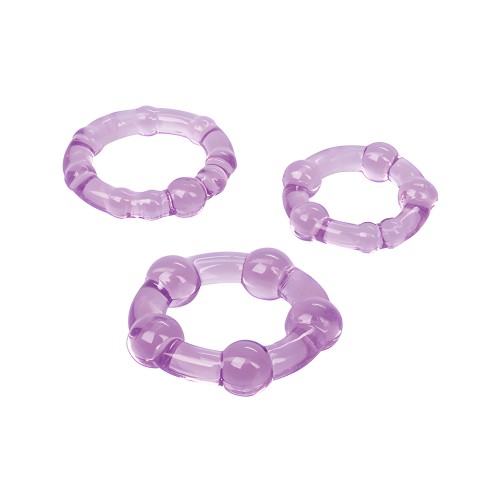 Silicone Island Rings - Purple