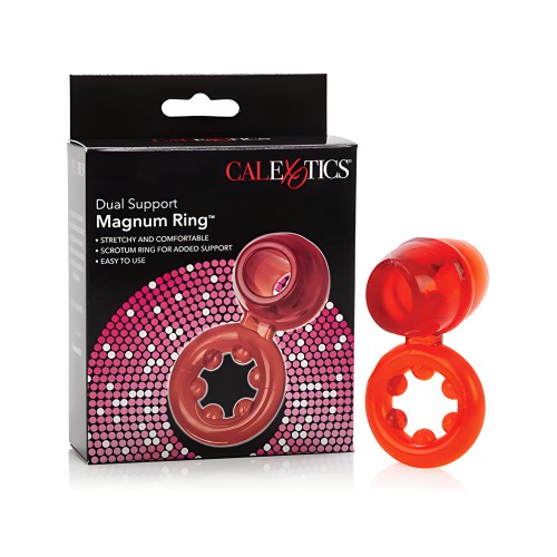 Dual Support Magnum Ring - Red