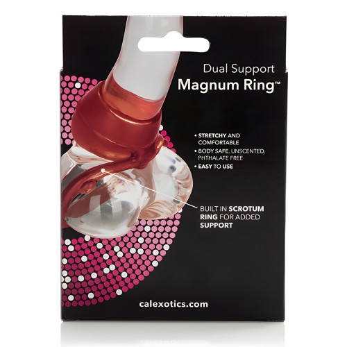 Dual Support Magnum Ring - Red