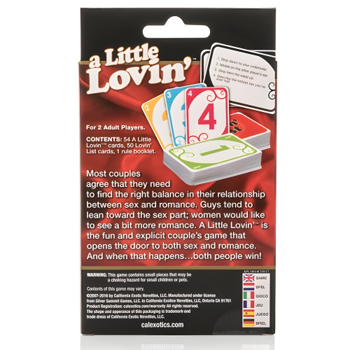 A Little Lovin' Card Game - California Exotic Novelties