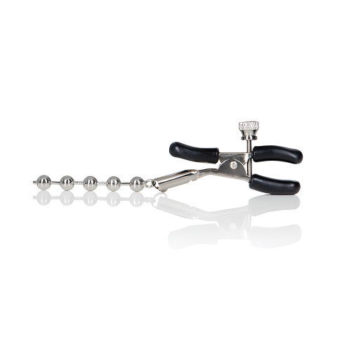 Nipple Play Silver Beaded Nipple Clamps