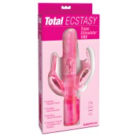 Total Ecstasy Triple Stimulator Vibe - Rosa