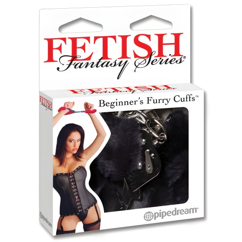 Fetish Fantasy Series Beginner's Furry Cuffs - Black