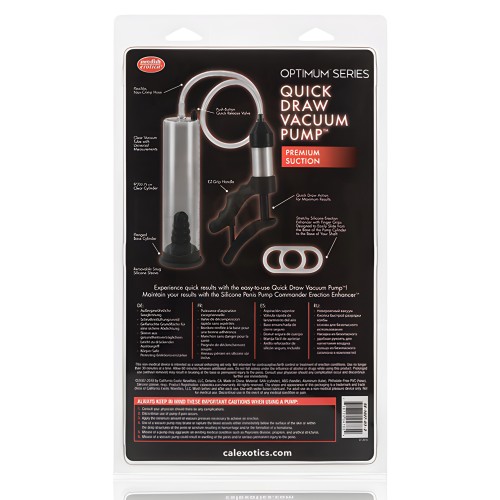 Quick Draw Vacuum Pump - Optimum Series