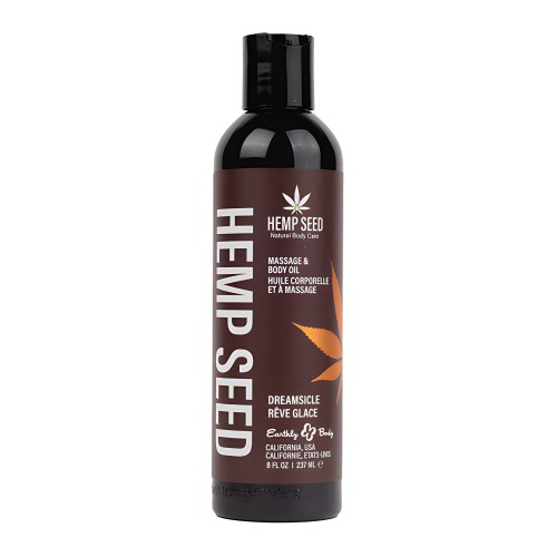 Earthly Body Massage & Body Oil - 8 oz Dreamsicle