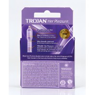 Preservativos Trojan Her Pleasure - Caja de 3